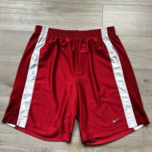 Vintage OG Nike Dazzle Basketball Shorts Red White Silky Soft Size XXL Retro